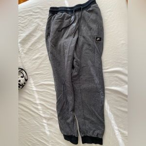 Gray nike joggers